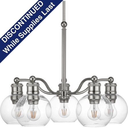 Progress Lighting Hansford Collection Five-Light Chandelier P400147-104